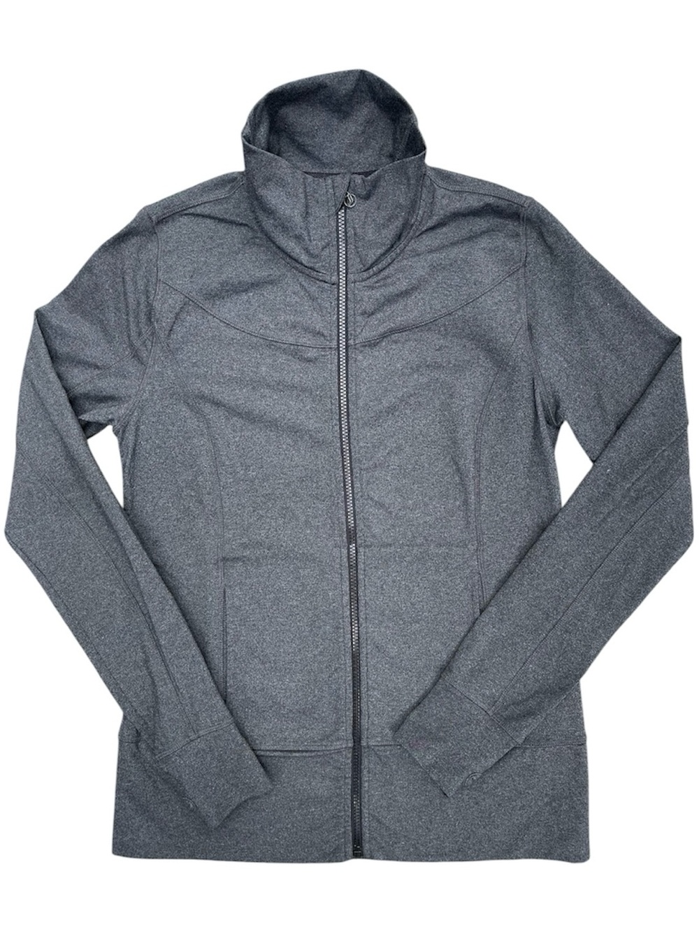 Joe Fresh Charcoal Gray Active Full Zip Jacket Medium